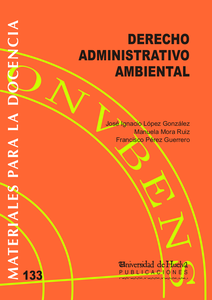 Imagen de portada del libro Derecho administrativo ambiental