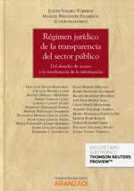 Imagen de portada del libro Régimen jurídico de la transparencia del sector público