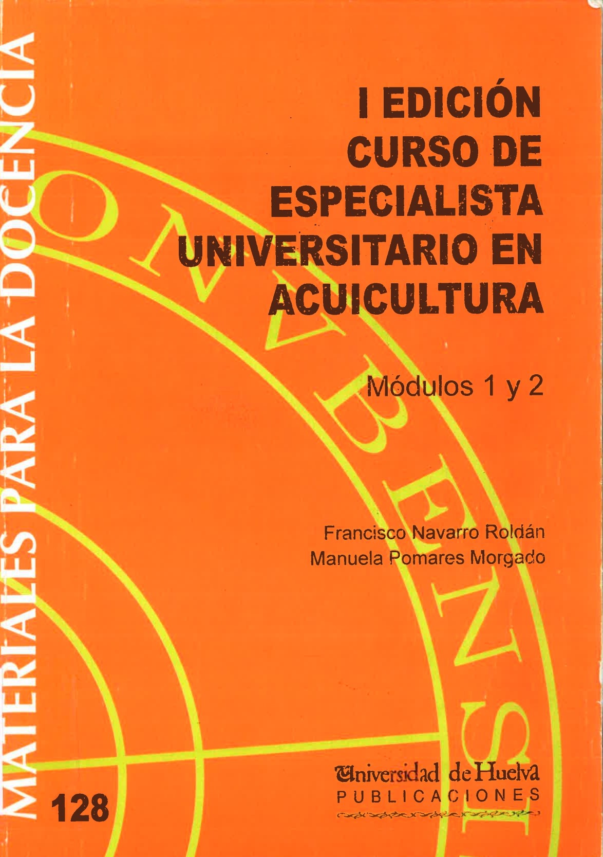 Imagen de portada del libro I Edición Curso de especialista universitario en acuicultura