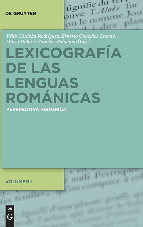 Imagen de portada del libro Lexicografía de las lenguas románicas