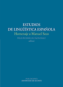 Imagen de portada del libro Estudios de lingüística española