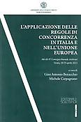 Imagen de portada del libro L'applicazione delle regole di concorrenza in Italia e nell'Unione europea