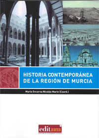 Imagen de portada del libro Historia Contemporánea de la Región de Murcia