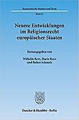 Imagen de portada del libro Neuere Entwicklungen im Religionsrecht europäischer Staaten