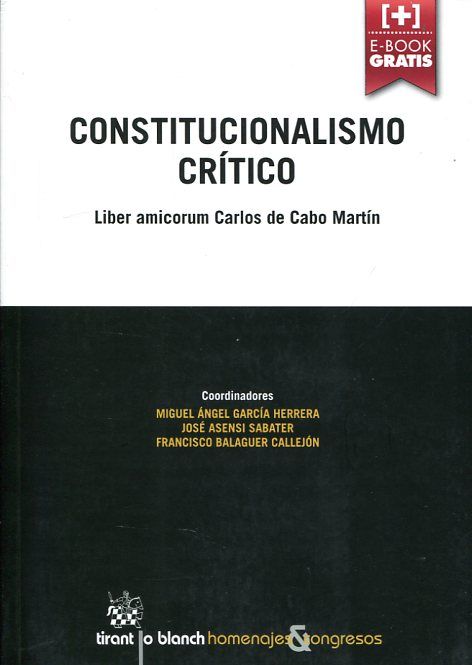 Imagen de portada del libro Constitucionalismo crítico