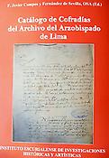 Imagen de portada del libro Catálogo de Cofradias del Archivo del Arzobispado de Lima
