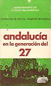 Imagen de portada del libro Andalucía en la Generación del 27