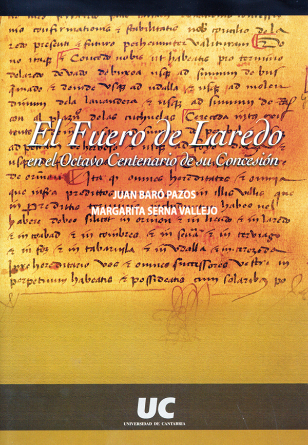 Imagen de portada del libro El fuero de Laredo en el octavo centenario de su concesión