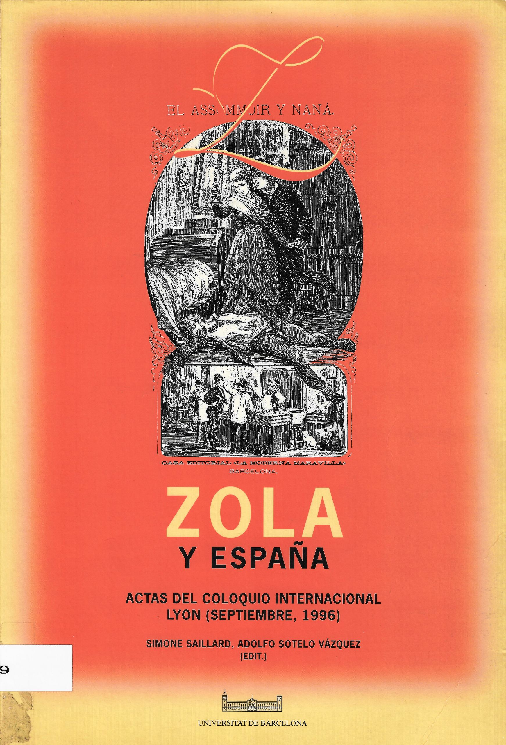 Imagen de portada del libro Zola y España