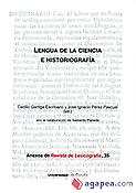Imagen de portada del libro Lengua de la ciencia e historiografía