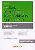 Imagen de portada del libro Calidad democrática, transparencia e integridad