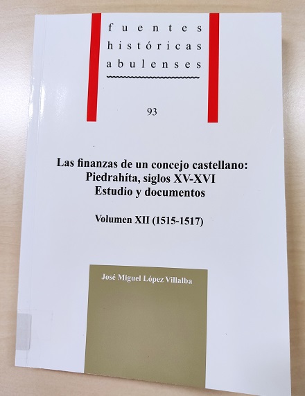 Imagen de portada del libro Las finanzas de un concejo castellano, Piedrahíta, siglos XV-XVI.