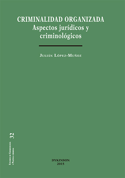 Imagen de portada del libro Criminalidad organizada