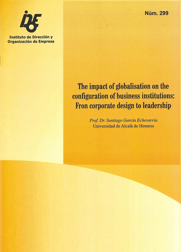 Imagen de portada del libro The impact of globalisation on the configuration of bussiness institutions: from corporate design to leadership