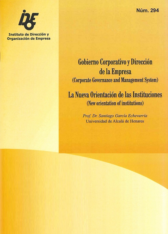 Imagen de portada del libro Gobierno corporativo y dirección de la empresa