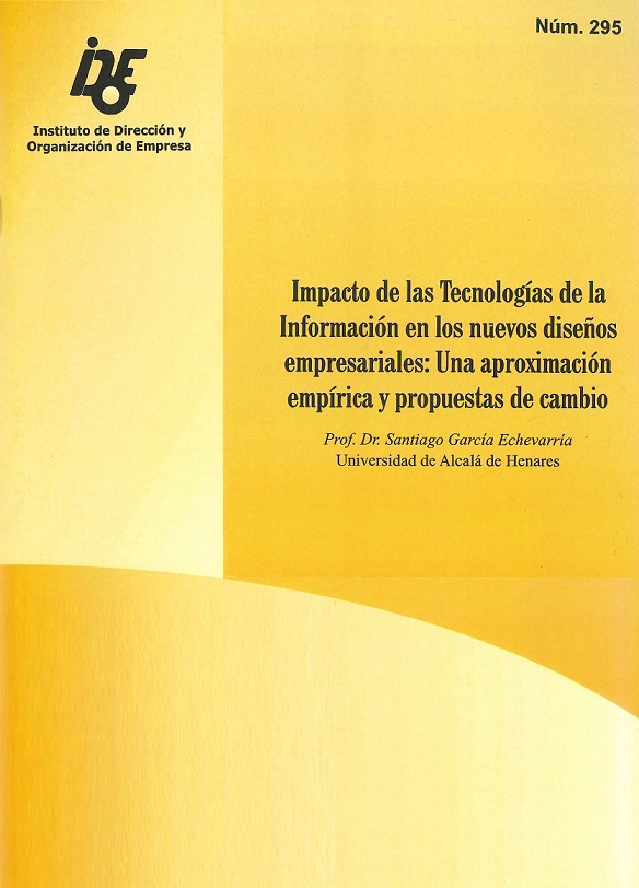Imagen de portada del libro Impacto de las tecnologías de la información en los nuevos diseños empresariales