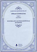 Imagen de portada del libro Historia de las ideas estéticas en España