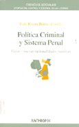 Imagen de portada del libro Política criminal y sistema penal : viejas y nuevas racionalidades punitivas