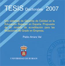 Imagen de portada del libro Los sistemas de garantía de calidad en la Educación Superior en España