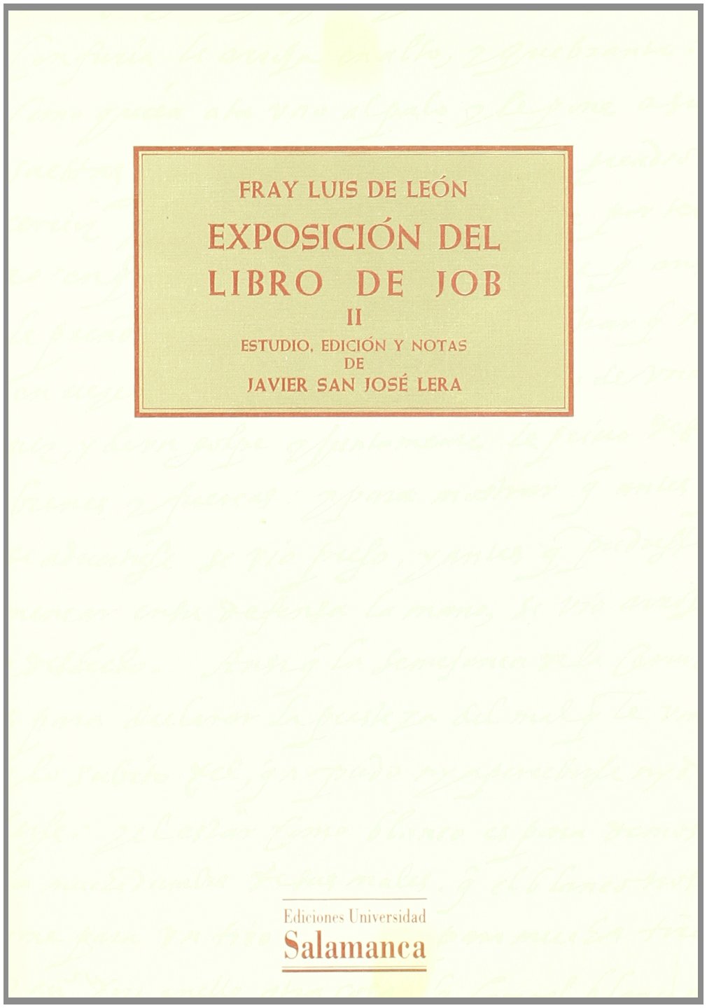 Imagen de portada del libro Exposición del Libro de Job