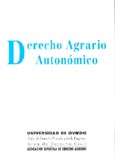 Imagen de portada del libro Derecho agrario autonómico