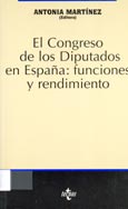 Imagen de portada del libro El Congreso de los Diputados en España : funciones y rendimiento.