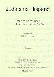 Imagen de portada del libro Judaísmo hispano