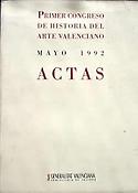 Imagen de portada del libro Primer Congreso de Historia del Arte Valenciano