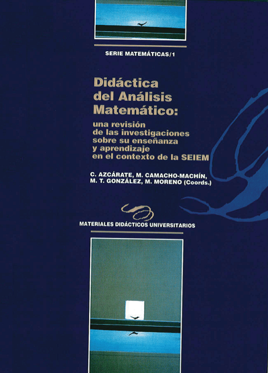 Imagen de portada del libro Didáctica del análisis matemático