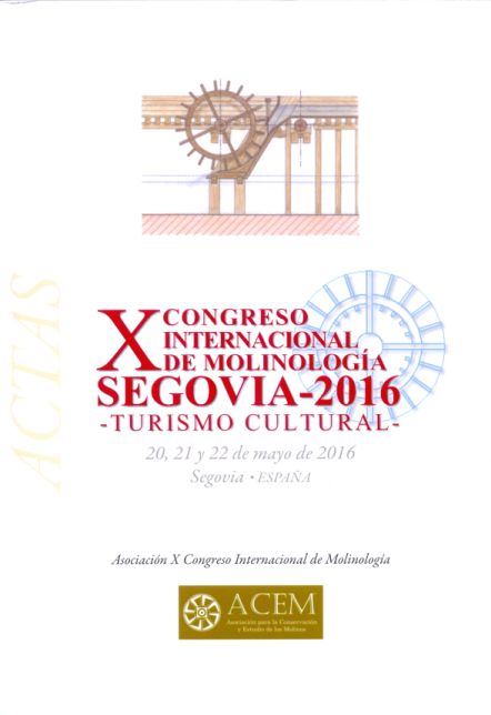 Imagen de portada del libro X Congreso Internacional de Molinología, Segovia -2016