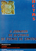 Imagen de portada del libro V Jornada de Historia de Fuente de Cantos