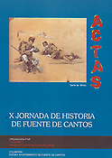 Imagen de portada del libro X Jornada de Historia de Fuente Cantos