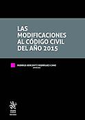 Imagen de portada del libro Las modificaciones al Código Civil del año 2015
