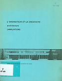 Imagen de portada del libro L'ordinateur et la créativité (ampliation)