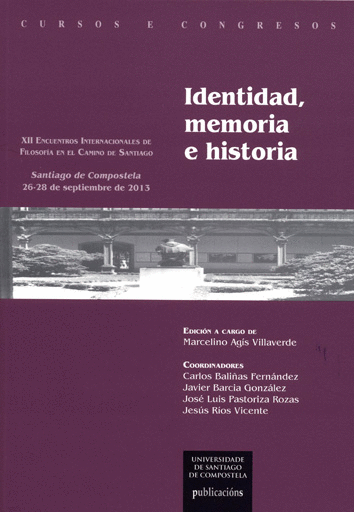 Imagen de portada del libro Identidad, memoria e historia