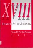 Imagen de portada del libro XVIII Reunión de Estudios Regionales