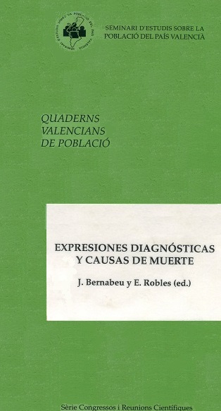 Imagen de portada del libro Expresiones diagnósticas y causas de muerte