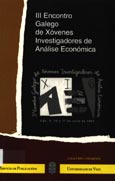 Imagen de portada del libro III Encontro Galego de Xóvenes Investigadores de Análise Económico
