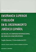 Imagen de portada del libro Enseñanza superior y religión en el ordenamiento jurídico