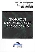 Imagen de portada del libro Glosario de las constituciones de Diocleciano