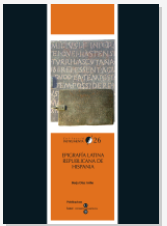 Imagen de portada del libro Epigrafía latina republicana de Hispania (ELRH)
