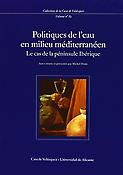 Imagen de portada del libro Politiques de l'eau en milieu méditerranéen