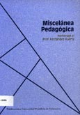 Imagen de portada del libro Miscelánea pedagógica : homenaje al profesor Vicente Faubell Zapata