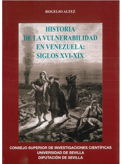 Imagen de portada del libro Historia de la vulnerabilidad en Venezuela