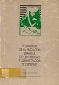 Imagen de portada del libro V Congreso de la Asociación Española de Contabilidad y Administración de Empresas