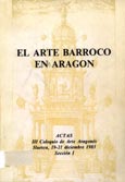 Imagen de portada del libro III Coloquio de Arte Aragonés