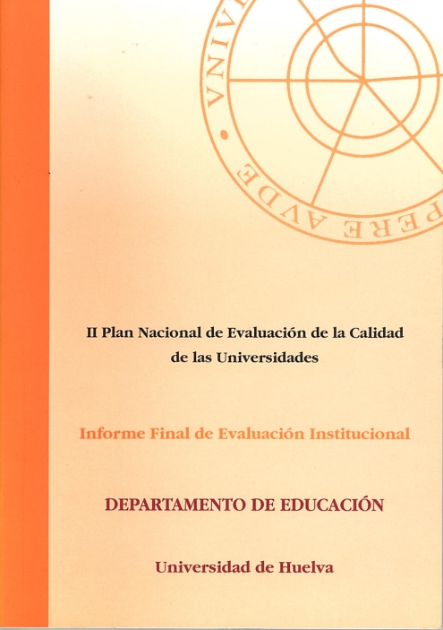 Imagen de portada del libro Informe final de evaluación institucional. Departamento de Educación