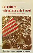 Imagen de portada del libro La cultura valenciana ahir i avui