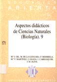 Imagen de portada del libro Aspectos didácticos de ciencias naturales (biología), 9