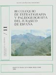 Imagen de portada del libro III Coloquio de Estratigrafía y Paleogeografía del Jurásico de España. Libro guía de las excursiones